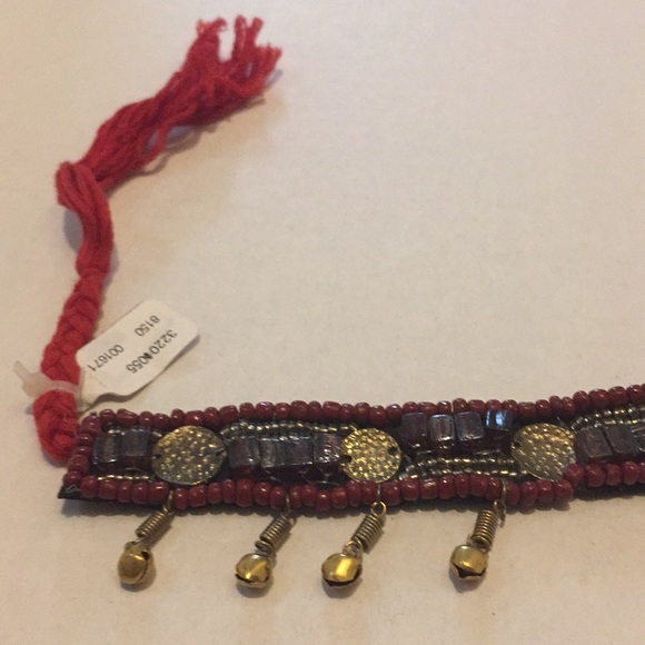 NWT Free People arm band choker red - Picture 3 of 6